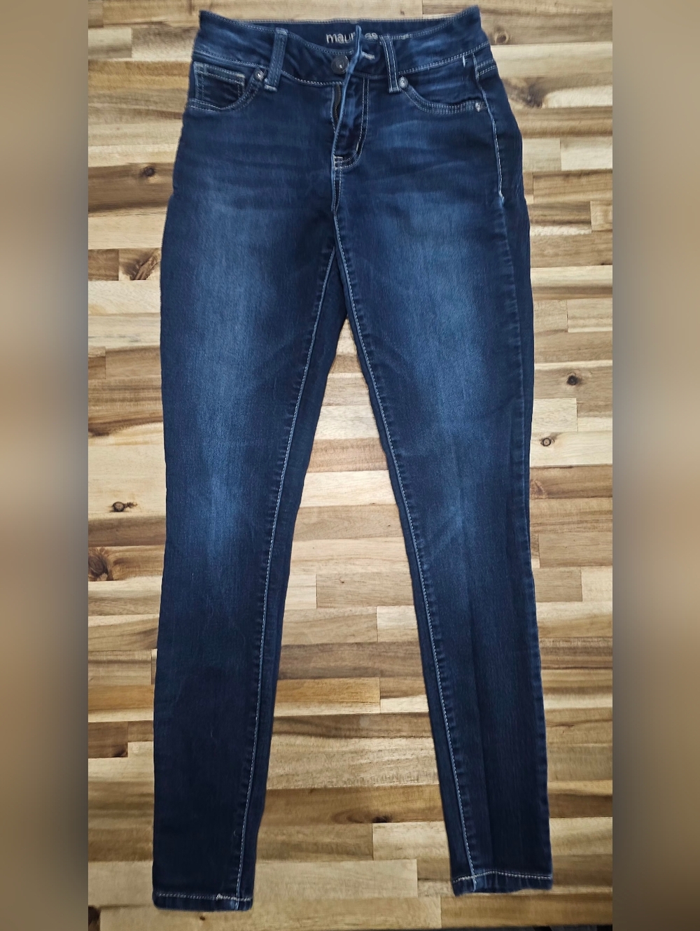 Maurices Indigo Stretch Skinny Jeans